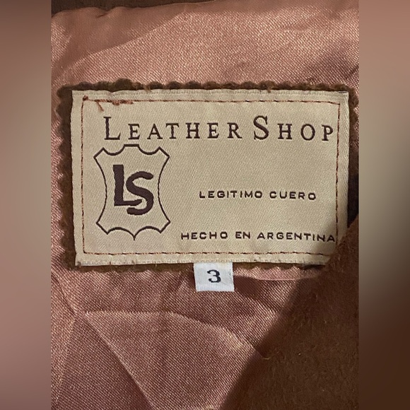 Vintage Brown Suede Women's Jacket - Picture 3 of 4